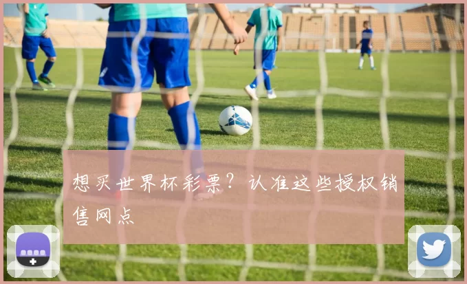 想买世界杯彩票?认准这些授权销售网点
